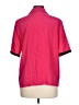 Susan Hutton 100% Polyester Color Block Pink Short Sleeve Blouse Size 12 - photo 2