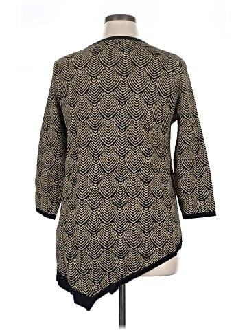 Joan Vass 3/4 Sleeve Top (view 2)
