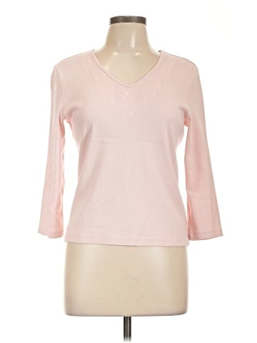 Lauren by Ralph Lauren 3/4 Sleeve Top (view 1)