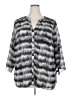 Avenue 100% Polyester Gray 3/4 Sleeve Blouse Size 18 - 20 Plus - photo 1