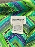 BonWorth 100% Polyester Chevron-herringbone Green Short Sleeve Blouse Size S - photo 7