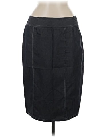 Etcetera by Edmond Chin Denim Skirt (view 1)