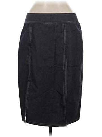 Etcetera by Edmond Chin Denim Skirt (view 2)