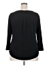 Elle Black 3/4 Sleeve Top Size XXL - photo 2