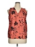 Unbranded Orange Sleeveless Blouse Size XL - photo 1