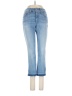 NYDJ Hearts Blue Jeans Size 0 - photo 1
