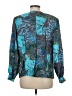 Tess 100% Polyester Teal Long Sleeve Blouse Size 8 - photo 2