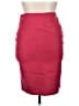Unbranded Solid Burgundy Casual Skirt Size XL - photo 1