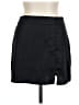 Forever 21 Solid Black Casual Skirt Size L - photo 1