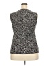 JM Collection Silver Sleeveless Top Size XXL - photo 2