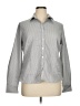 George Stripes Gray Long Sleeve Button-Down Shirt Size XL - photo 1