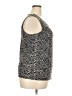 JM Collection Silver Sleeveless Top Size XXL - photo 4