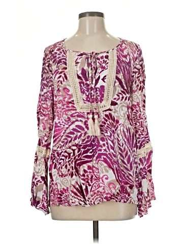 August Silk Long Sleeve Blouse (view 1)
