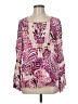 August Silk 100% Rayon Pink Long Sleeve Blouse Size M - photo 1