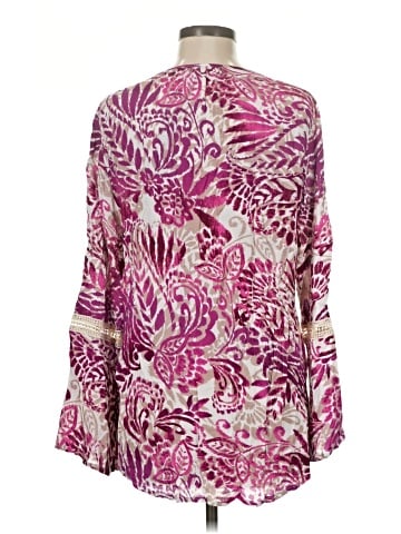 August Silk Long Sleeve Blouse (view 2)