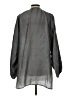 Roberta Freymann 100% Silk Gray 3/4 Sleeve Silk Top Size L - photo 2