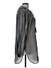 Roberta Freymann 100% Silk Gray 3/4 Sleeve Silk Top Size L - photo 4