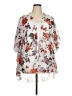 Emory Park 100% Polyester Silver Kimono Size XL - photo 1