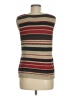 Kathie Lee 100% Polyester Brown Red Sleeveless Top Size M - photo 2