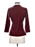 Soft Surroundings Burgundy 3/4 Sleeve Top Size S - photo 2