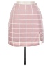 Shein Plaid Pink Casual Skirt Size 2 - photo 1