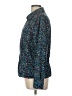 Croft & Barrow 100% Polyester Tweed Teal Long Sleeve Blouse Size L - photo 5