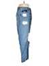 Forever 21 100% Cotton Hearts Blue Jeans Size 29 waist - photo 4