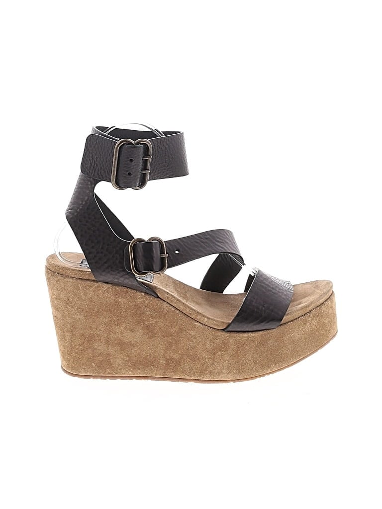 Pre-owned Pedro Garcia Wedges In Black