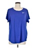 Nike 100% Polyester Blue Active T-Shirt Size M - photo 1