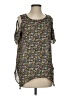 Sami & JO 100% Polyester Black Short Sleeve Blouse Size S - photo 1