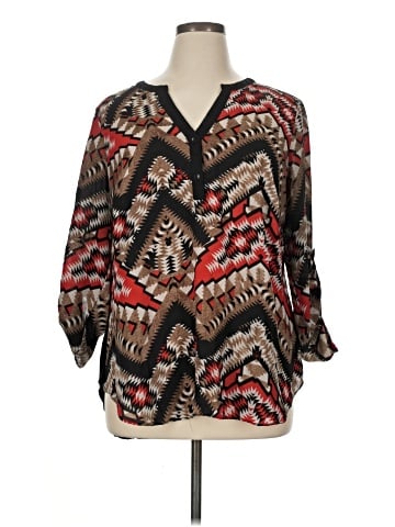 Zac & Rachel 3/4 Sleeve Blouse (view 1)
