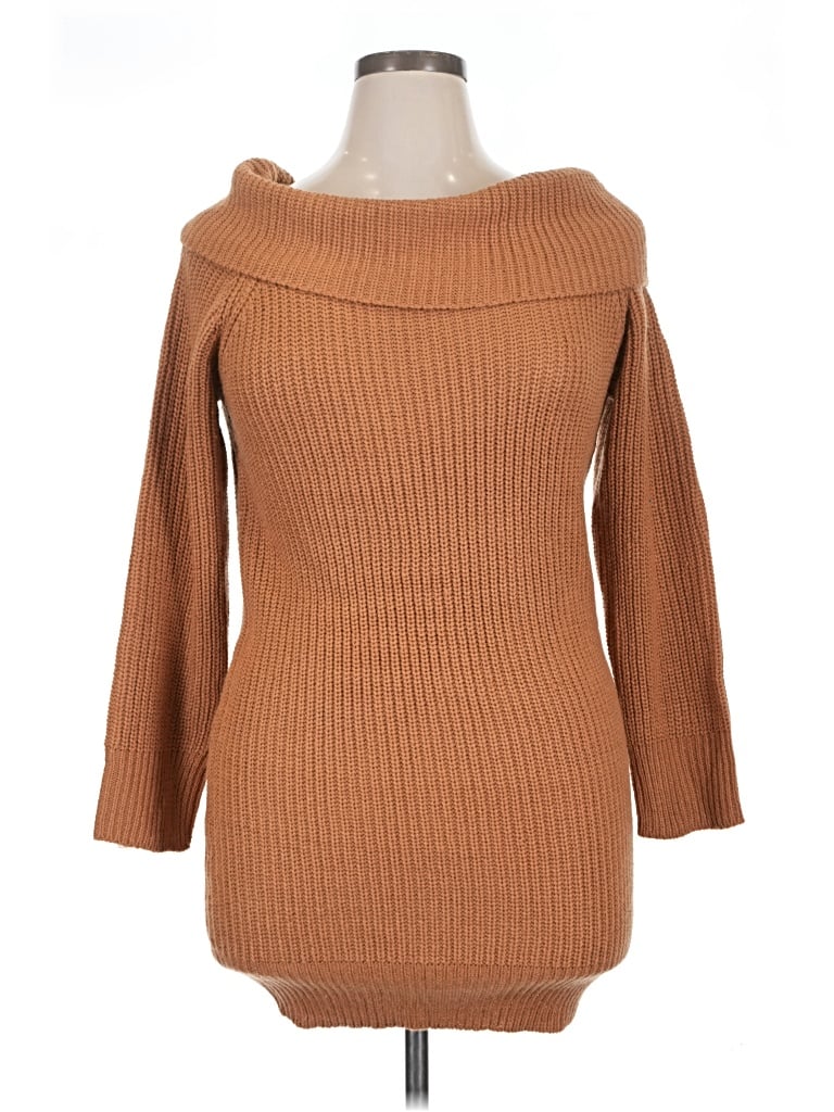 Pre-owned No Comment Casual Dress In Brown