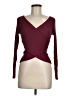Guess Solid Burgundy Cardigan Size M - photo 1