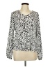 Unbranded 100% Polyester Animal Print Ivory Long Sleeve Blouse Size L - photo 1