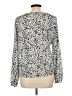 Unbranded 100% Polyester Animal Print Ivory Long Sleeve Blouse Size L - photo 2