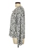 Unbranded 100% Polyester Animal Print Ivory Long Sleeve Blouse Size L - photo 5