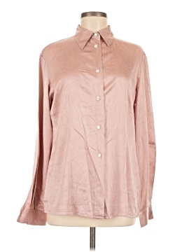 Gianfranco Ferre Studio Long Sleeve Silk Top
