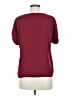 Shein 100% Polyester Burgundy Short Sleeve Top Size 6 - photo 2