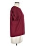 Shein 100% Polyester Burgundy Short Sleeve Top Size 6 - photo 4