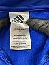 Adidas 100% Polyester Blue Track Jacket Size 6 - photo 3