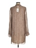MTS 100% Polyester Tan Cocktail Dress Size M - photo 2