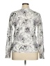 Willow Bay Floral Silver Pullover Sweater Size 14 - 16 - photo 2