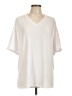 Trendy Queen Ivory Short Sleeve Blouse Size L - photo 1