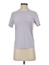 Adidas 100% Polyester Silver Purple Active T-Shirt Size S - photo 1