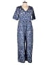 Unbranded Print Blue Jumpsuit Size L - photo 1