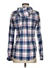 Columbia Plaid Blue Long Sleeve Button-Down Shirt Size S - photo 2
