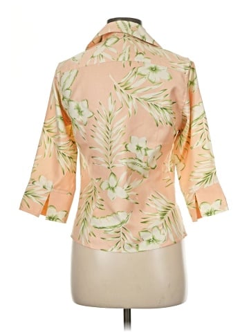 Jim Thompson 3/4 Sleeve Silk Top (view 2)