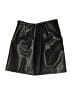 Assorted Brands Solid Black Faux Leather Skirt Size XXS - photo 2