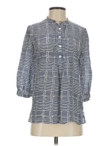 Ellie Kai 3/4 Sleeve Silk Top (view 1)