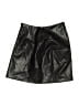 Assorted Brands Solid Black Faux Leather Skirt Size XXS - photo 2